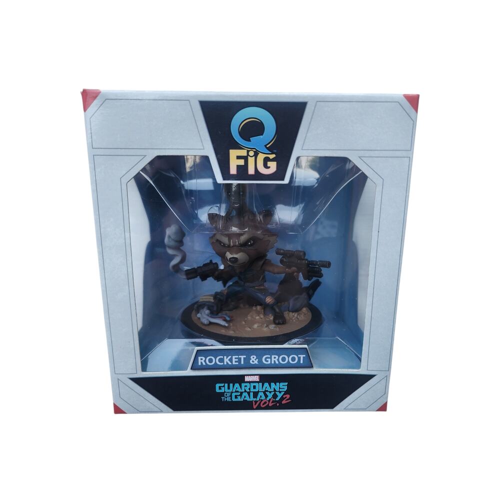 QMx Q-Fig Rocket & Groot Guardians Of The Galaxy Vol 2 Marvel Boxed